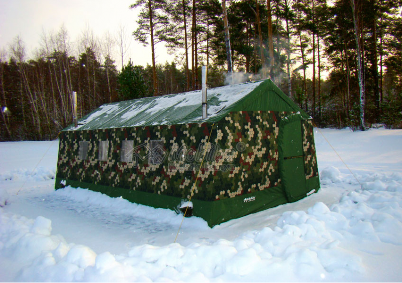 всепогодная армейская палатка «РОСНАР Р-63»